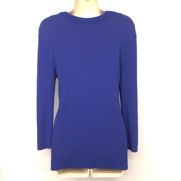 New York & Company Berry Blue Sweater Set - Picture 3 of 16